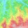 Mappa topografica Vöckelsbach, altitudine, rilievo
