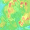 Mappa topografica Озеро Ближнее, altitudine, rilievo
