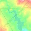 Mappa topografica Red Bluff Reservoir, altitudine, rilievo