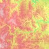 Mappa topografica Режевской муниципальный округ, altitudine, rilievo