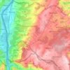 Mappa topografica 66706, altitudine, rilievo