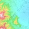 Mappa topografica Barge, altitudine, rilievo