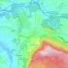 Mappa topografica Postiglione, altitudine, rilievo