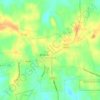 Mappa topografica Hemphill, altitudine, rilievo