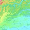 Mappa topografica East Kurrajong, altitudine, rilievo