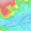 Mappa topografica Clouange, altitudine, rilievo