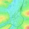 Mappa topografica Zentrum, altitudine, rilievo