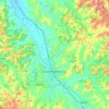Mappa topografica Castelfiorentino, altitudine, rilievo