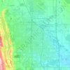 Mappa topografica Fort Collins, altitudine, rilievo