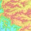 Mappa topografica Velhe, altitudine, rilievo