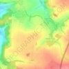 Mappa topografica Waldau, altitudine, rilievo