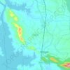 Mappa topografica Rengali, altitudine, rilievo