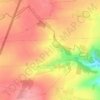 Mappa topografica Walpernhain, altitudine, rilievo