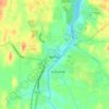 Mappa topografica Ballina, altitudine, rilievo