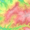 Mappa topografica Gondershausen, altitudine, rilievo
