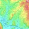 Mappa topografica Betziesdorf, altitudine, rilievo