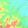 Mappa topografica Mombaroccio, altitudine, rilievo