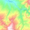 Mappa topografica Jamalca, altitudine, rilievo
