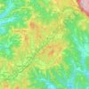 Mappa topografica Cerreto, altitudine, rilievo
