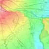 Mappa topografica Candelo, altitudine, rilievo