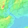 Mappa topografica Trenton, altitudine, rilievo