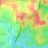 Mappa topografica Stretton, altitudine, rilievo