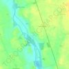 Mappa topografica Grangemellon, altitudine, rilievo