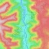 Mappa topografica Röt, altitudine, rilievo