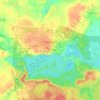 Mappa topografica Пржевальское городское поселение, altitudine, rilievo