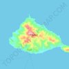 Mappa topografica Ανάφη, altitudine, rilievo