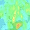 Mappa topografica Drumnashinnagh, altitudine, rilievo