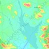 Mappa topografica The Koilsagar Reservoir, altitudine, rilievo