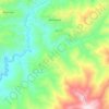 Mappa topografica Genalguacil, altitudine, rilievo