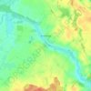 Mappa topografica Bröbberow, altitudine, rilievo