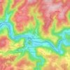 Mappa topografica Nassau, altitudine, rilievo