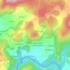 Mappa topografica Bascuas, altitudine, rilievo