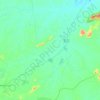 Mappa topografica Janduís, altitudine, rilievo