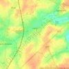 Mappa topografica Ligny, altitudine, rilievo