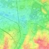 Mappa topografica Bilzen, altitudine, rilievo