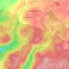 Mappa topografica Waldensberg, altitudine, rilievo