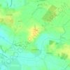 Mappa topografica Löwenstedt, altitudine, rilievo