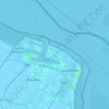 Mappa topografica Eemshaven, altitudine, rilievo