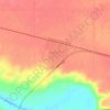 Mappa topografica Hamlet of Monarch, altitudine, rilievo