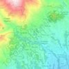 Mappa topografica Muzzano, altitudine, rilievo