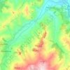 Mappa topografica San Leo, altitudine, rilievo