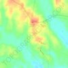 Mappa topografica Chireno, altitudine, rilievo