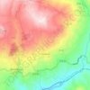 Mappa topografica Casalbore, altitudine, rilievo