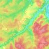 Mappa topografica Ludweiler, altitudine, rilievo