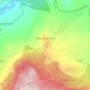 Mappa topografica Pescopennataro, altitudine, rilievo