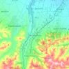 Mappa topografica San Polo d'Enza, altitudine, rilievo